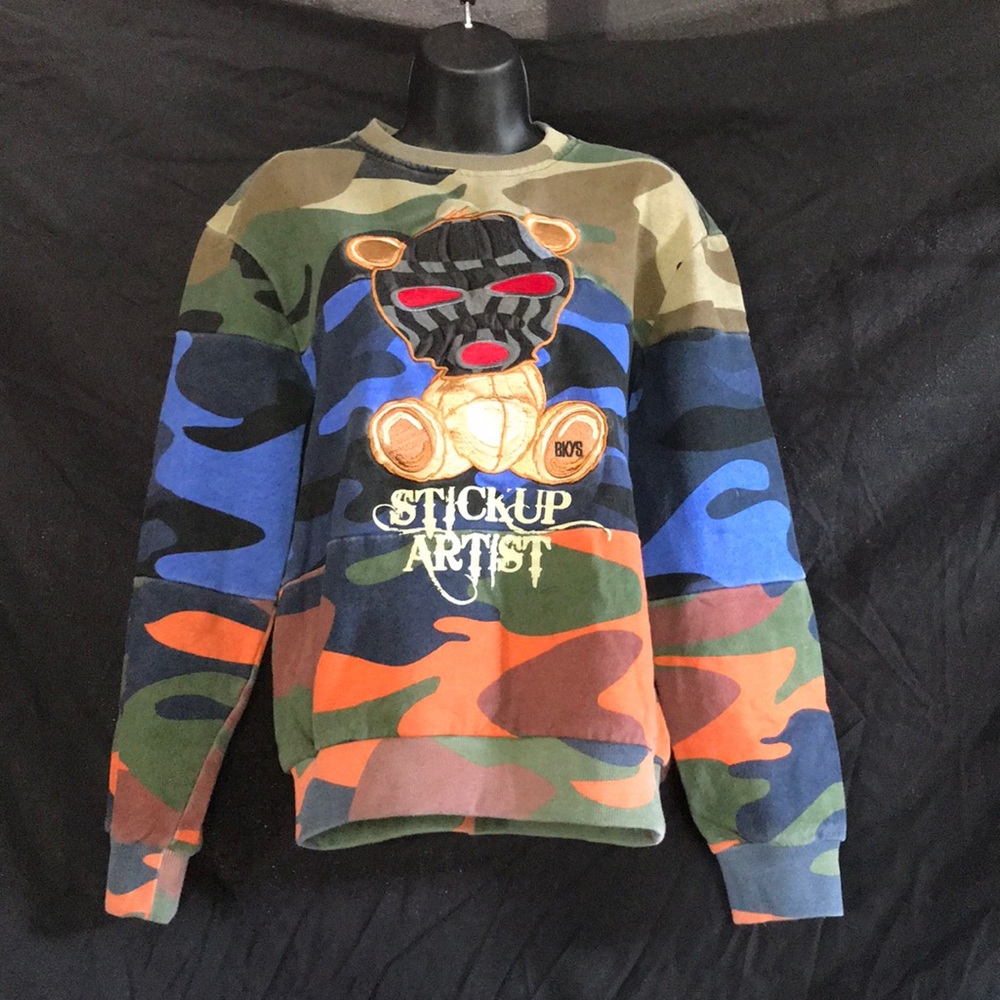 BKYS camo sweater